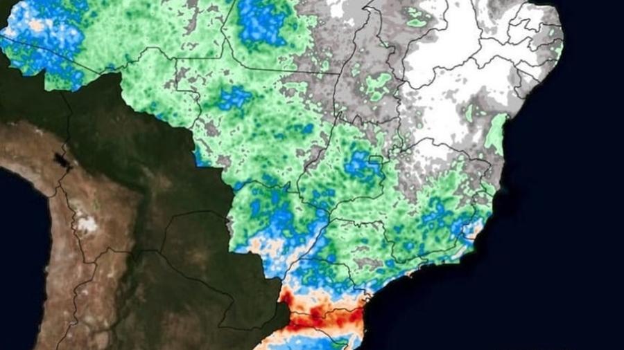 Climatempo e MetSul preveem pancadas de chuva ao longo da semana