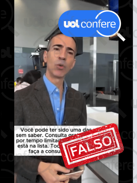 30,abr.2025 - Post usa IA para alterar vídeo de Tralli e prometer indenização do INSS 30,abr.2025 - Post usa IA para alterar vídeo de Tralli e prometer indenização do INSS