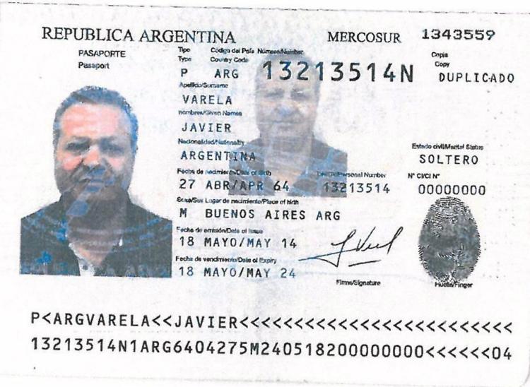 Passaporte falso utilizado por Nicola Assisi, considerado com o principal integrante da máfia 'Ndrangheta em liberdade