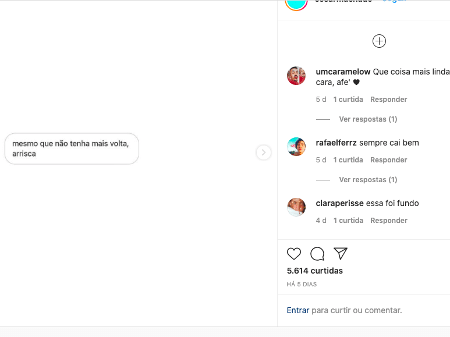 Ha Poesia Naquela Mensagem Artista Transforma Frases Do Instagram Em Verso 18 11 2020 Uol Tilt