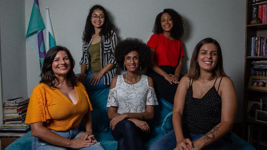 Bancada Feminista do PSOL: Silvia Ferraro, Natalia Chaves, Carolina Iara, Paula Nunes e Dafne Sena