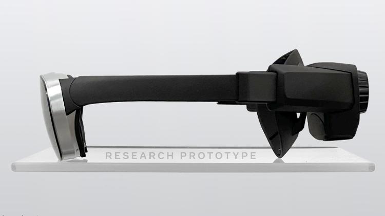 Holocake, um dos protótipos de óculos de realidade virtual (VR) da Meta  - Divulgação/Meta - Divulgação/Meta