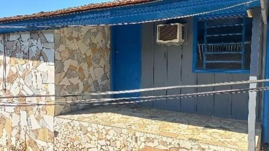 Casa onde corpo de mulher foi encontrado em SC - Divulgação/Polícia Civil