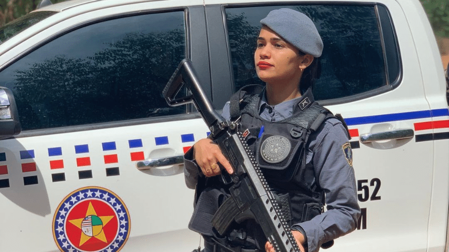 Cabo Sabrina Silva que atua no 3º Batalhão de Polícia Militar de Imperatriz