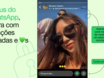Menção secreta e curtida: WhatsApp anuncia novidades nos seus 'stories'
