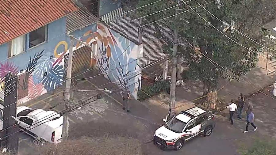 Testemunha do crime chamou a Polícia Civil após ouvir confusão na rua Caraíbas, no bairro de Perdizes