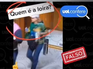 Mulher loira em vídeo dos ataques de 8 de janeiro não é Gleisi Hoffmann