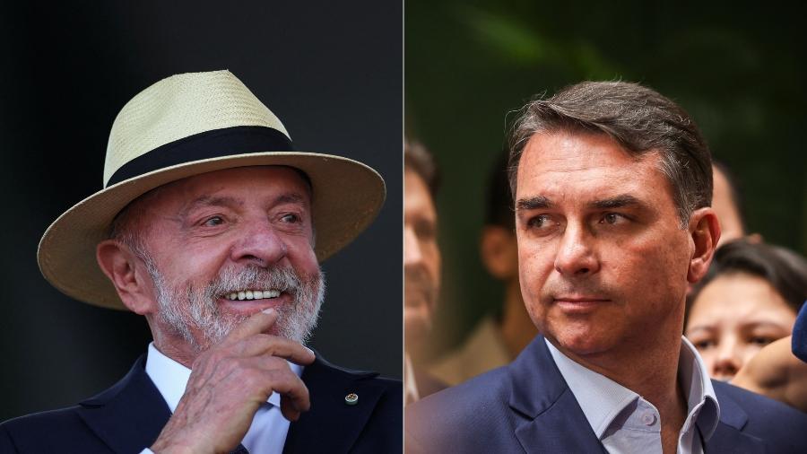 Lula e Flávio Bolsonaro concorrem à Presidência da República