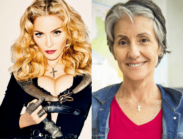 A cantora Madonna e a atriz Cássia Kis Magro nasceram no mesmo ano: 1958