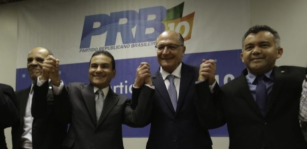 Alckmin com aliados do "centrão", em julho