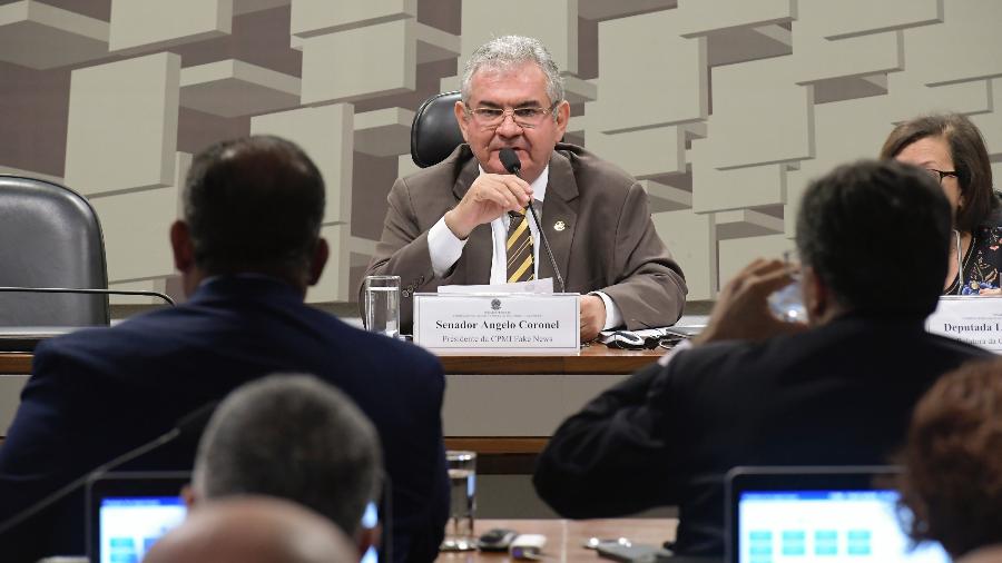Senador Angelo Coronel (PSD-BA) preside a primeira reunião da CPMI das Fake News no Congresso Nacional - Waldemir Barreto/Agência Senado