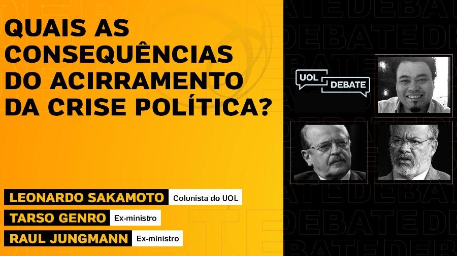 UOL Debate com Tarso Genro e Raul Jungmann (01/06/20) - Arte/UOL