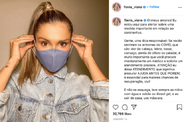 Flávia Viana  - Reprodução/Instagram - Reprodução/Instagram