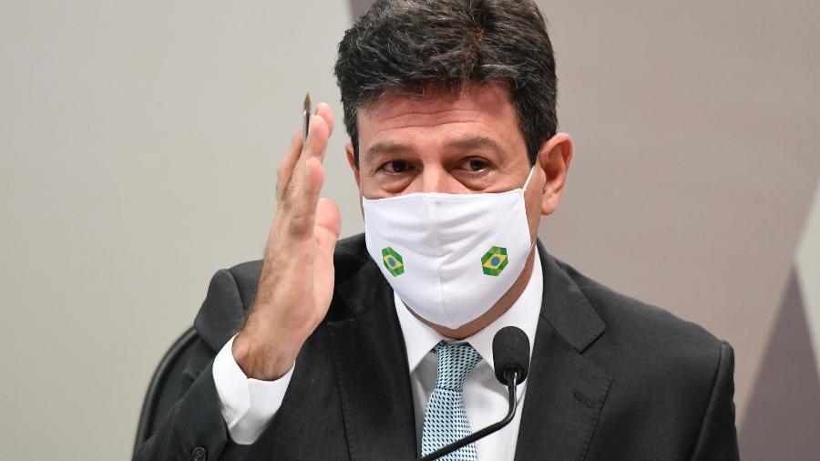 Luiz Henrique Mandetta na CPI da Covid - Jefferson Rudy/Agência Senado