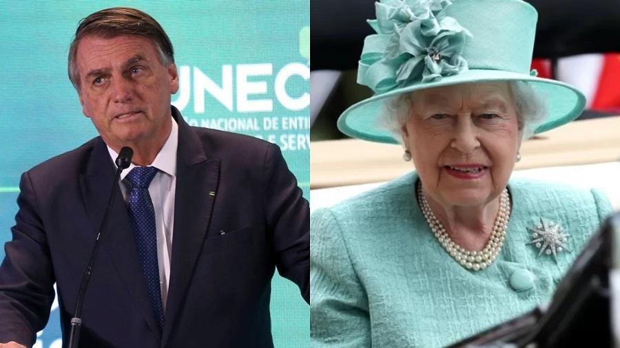 Bolsonaro e Elizabeth 2ª - José Cruz/Agência Brasil/Getty Images