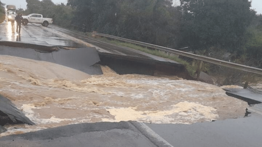 Chuvas no Rio Grande do Sul deixam estragos  - Reprodução / Redes Sociais 