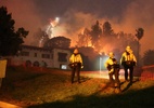 Quais eventos foram cancelados em virtude do incêndio em Los Angeles? - David Swanson/REUTERS