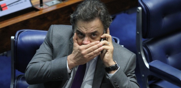 Aécio Neves (PSDB-MG), cujo afastamento do Senado deve ser votado nesta terça (17) - Luis Nova/Framephoto/Estadão Conteúdo