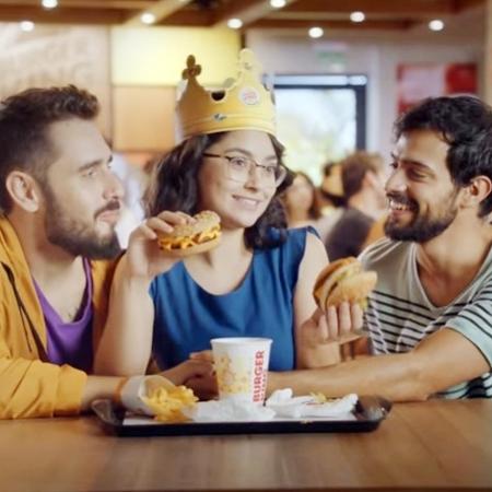 "Trisal" no comercial de Burger King - Divulgação
