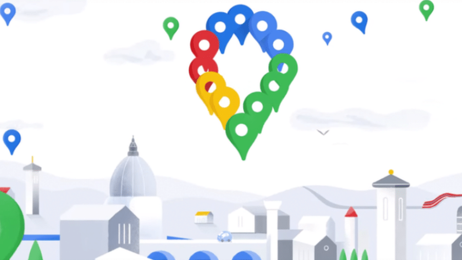 O Google Maps redesenhou seu logotipo ao completar 15 anos - Google