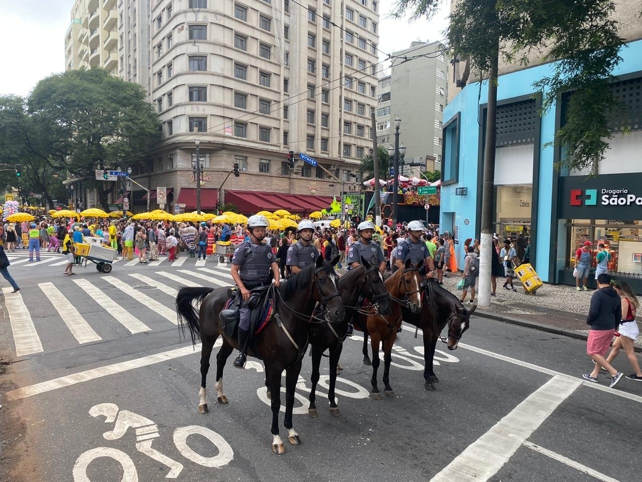 No Pará, Cavalaria da PM atua no policiamento ecologicamente correto