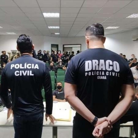 Policiais civis do Ceará na Operação Aditum 3 - Divulgação/Polícia Civil CE