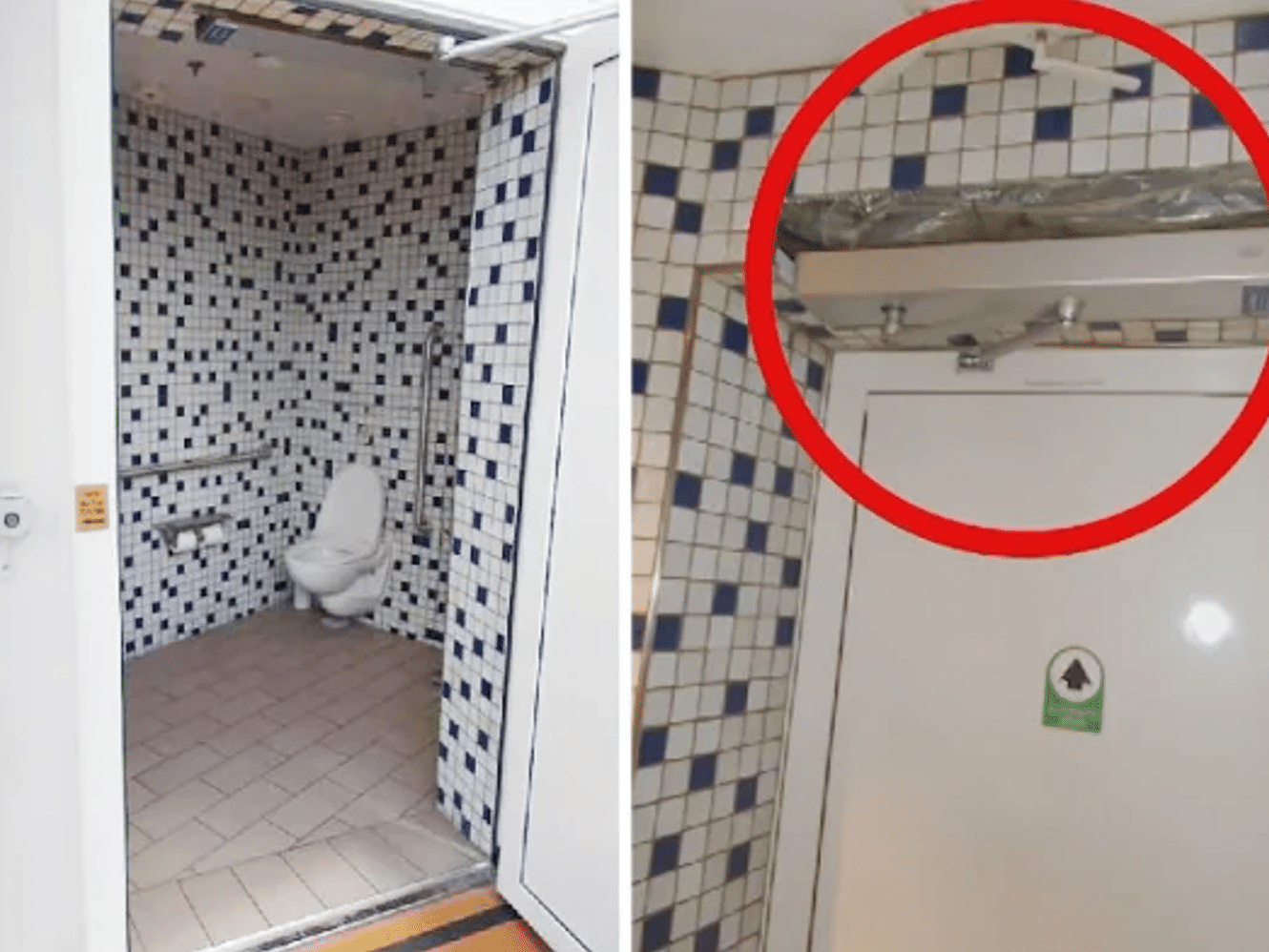 Cameras escondida no banheiro publico