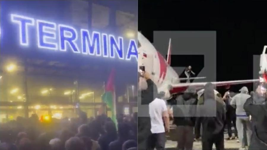 Vídeos que circulam nas redes sociais mostram invasão em aeroporto de Daguestão, na Rússia