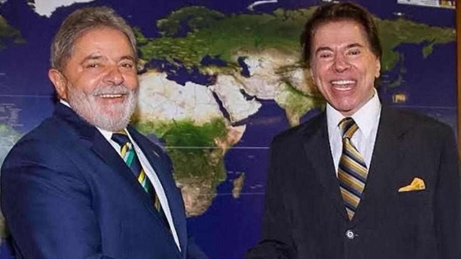 Lula e Silvio Santos - Reprodução X/@LulaOficial