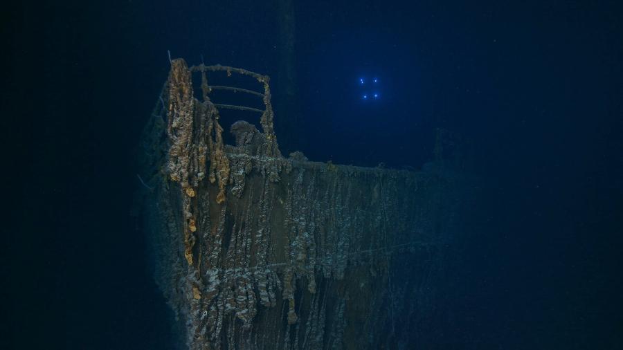 Grade imortalizada pelos personagens de Kate Winslet e Leo DiCaprio se desprendeu e caiu no fundo do mar