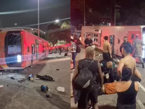 Ônibus tomba no Rio de Janeiro e deixa ao menos 23 feridos