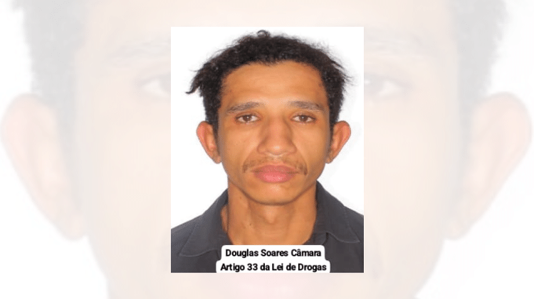 Douglas Soares Câmara, preso sob suspeita de tráfico de drogas