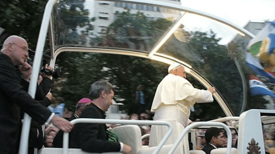 Papa Francisco no Rio, em 2013 Papa Francisco no Rio, em 2013