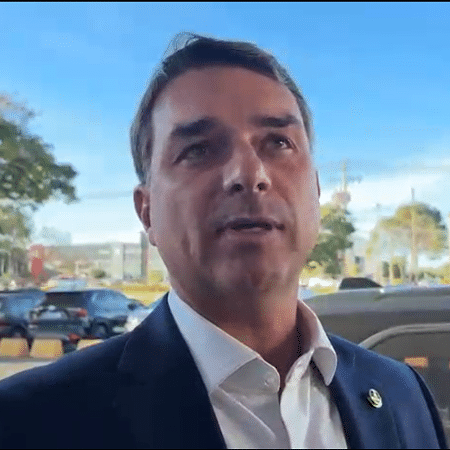 Senador e pré-candidato à presidência da República Flávio Bolsonaro (PL)