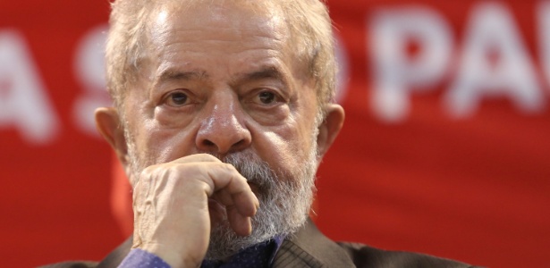 Lula durante o 6º Congresso do PT, em maio - Eduardo Frazão - 5.mai.2017/Framephoto/Estadão Conteúdo