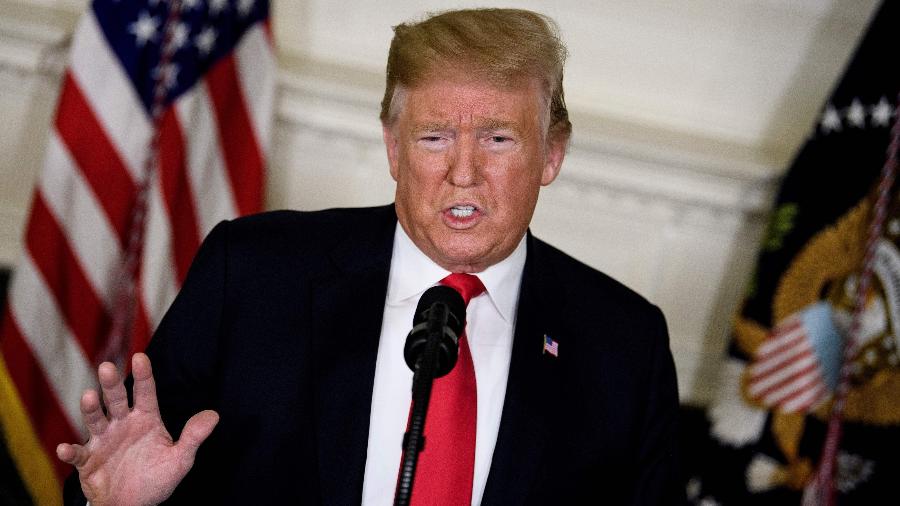 19.jan.2019 - O presidente dos EUA, Donald Trump - Brendan Smialowski/AFP