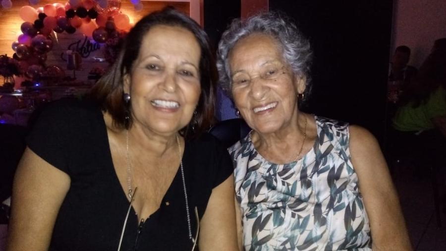 Amacir Nascimento, 91 anos e a filha, Vera Lúcia, 68 - Arquivo Pessoal