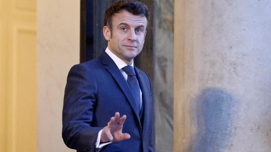 Presidente francês, Emmanuel Macron, disputa segundo turno da eleição contra Marine Le Pen - Ludovic Marin/Reuters