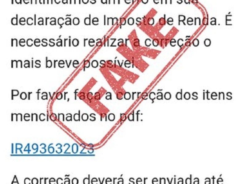 Declaração do IR: Receita Federal alerta sobre novo golpe por email  