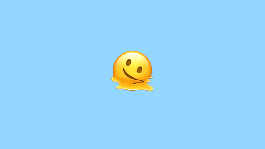 Emoji "carinha derretendo" é usado para falar sobre calor extremo, mas também para situações embaraçosas - Reprodução/Emojipedia