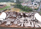 Tornado causa destruição no Paraná; SC tem emergência por chuva - Divulgação/Prefeitura de Cascavel/Vanderlei Faria, Manoel Teixeira e Silvia Soluszynski