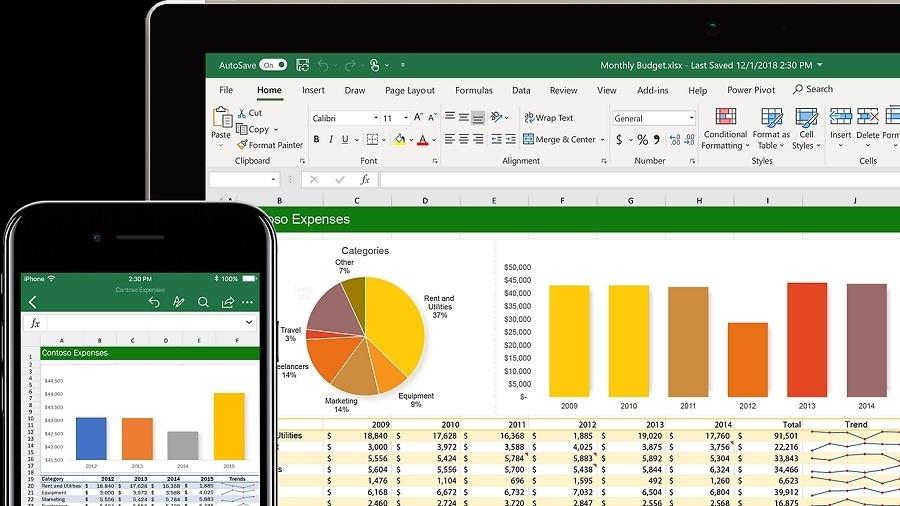 Excel web - Divulgação/ Microsoft