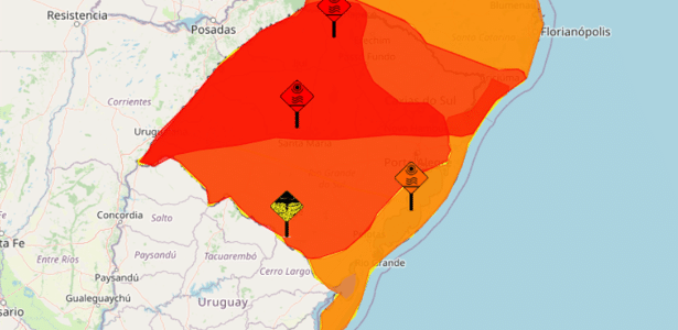 Onda de calor é ampliada no RS e atinge também Santa Catarina