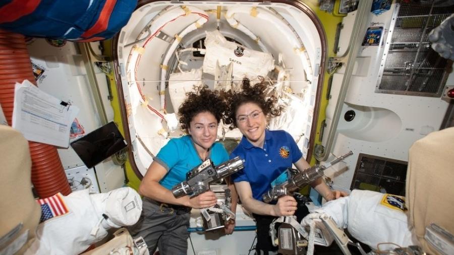 A previsão é de que cada vez mais mulheres participem de missões espaciais - Reprodução/NASA