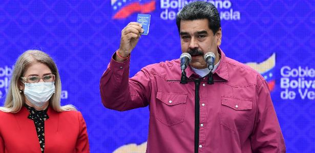 6.dez.2020 - O presidente da Venezuela, Nicolás Maduro