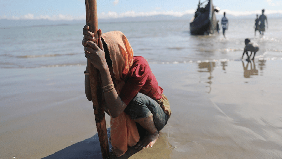Alvo de perseguição religiosa em Mianmar, milhares de rohingya deixaram o país nos últimos anos 