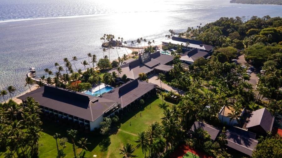 Sete pessoas passaram mal após ingerirem bebidas alcoólicas no Warwick Fiji, resort cinco estrelas - LEON LORD / AFP