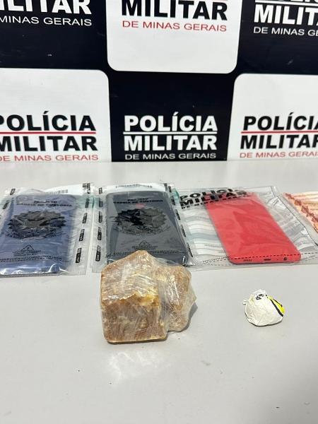 Trio foi preso em flagrante por tráfico de drogas em Minas Gerais