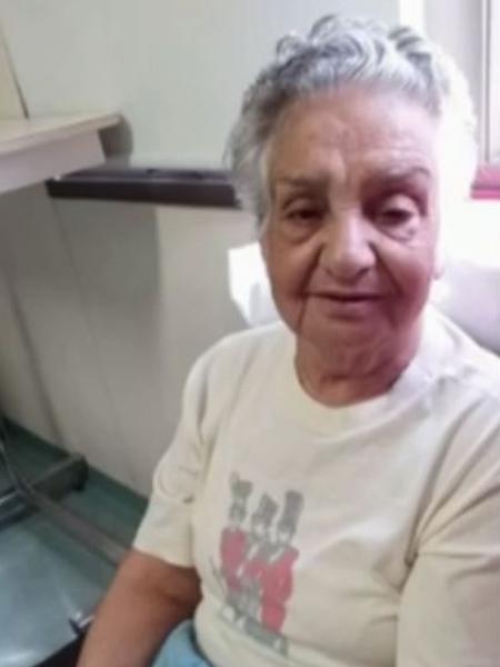 Maria Alice Teixeira da Costa, de 76 anos, estava no Hospital Badim - Reprodução/TV Globo