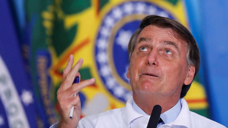 O presidente Jair Bolsonaro (sem partido), disse hoje, em conversa com apoiadores, que a Terra tem 271 átomos - Adriano Machado/Reuters